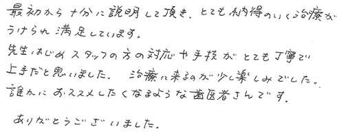 患者さまの症例