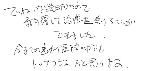 患者さまの症例