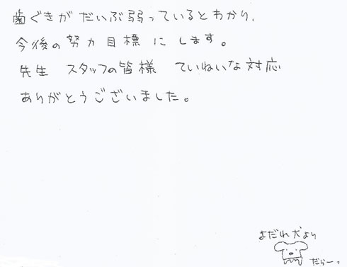 患者さまの症例