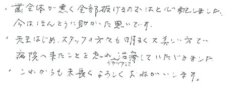 患者さまの症例