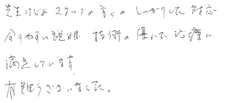 患者さまの症例