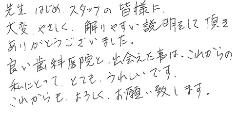 患者さまの症例