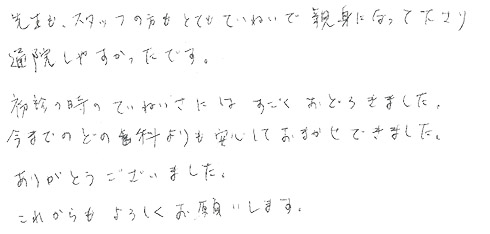 患者さまの症例