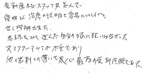 患者さまの症例