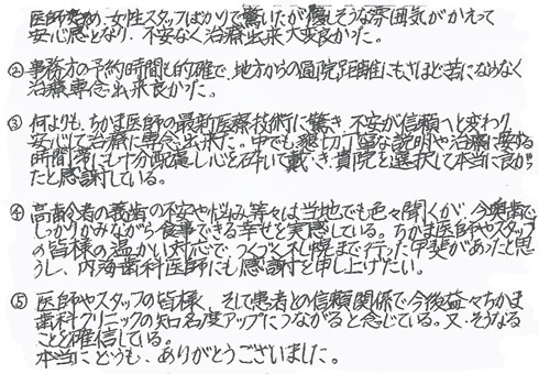 患者さまの症例