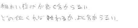 患者さまの症例