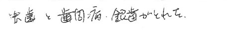 患者さまの症例