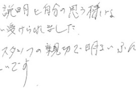 患者さまの症例